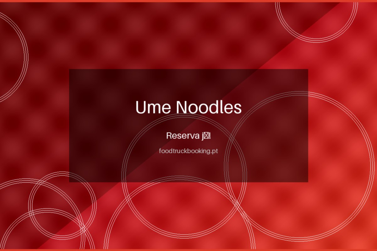Ume Noodles
